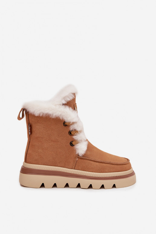 Bottes de neige FémininActivéturalnego en daimu Lee Cooper LCJ-25-01-3738 marron