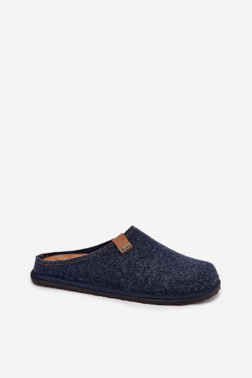 Chaussons préventifs pour hommes Inblu SI000025, couleur bleu foncé