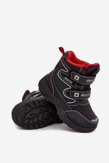 réchauffer Bottes de neige pour enfants chaussures Big Star OO374049 couleur noire