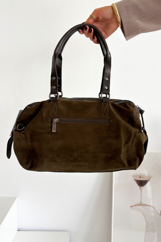 Ordinateur de pocheen daim écologiqueu couleur kaki Gressa Ordinateur de pocheen daim écologiqueu couleur kaki Gressa