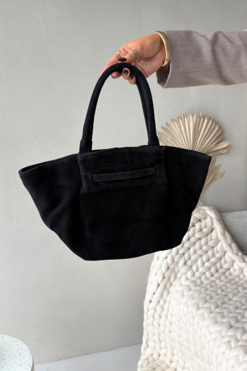 Sac en daim noir Orselle