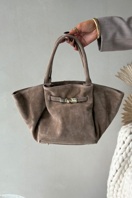 Skórzana en daimoÀa Ordinateur de poche couleur ivoire Orselle