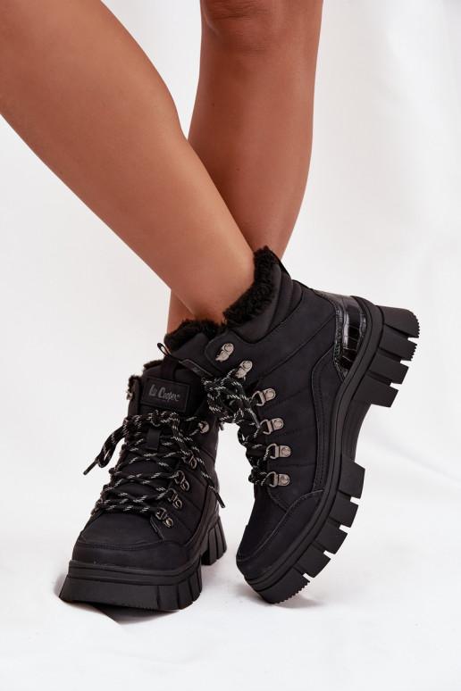 réchauffer chaussures Féminin Lee Cooper LCJ-25-31-3911 couleur noire