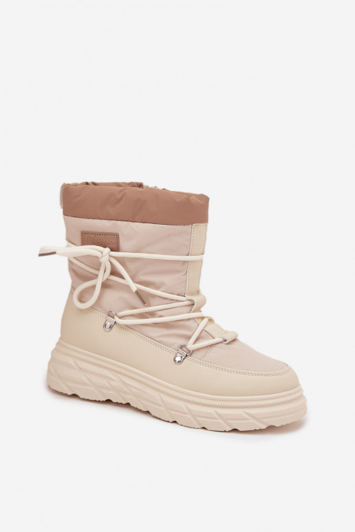 Bottes de neige Féminin Au Château Lee Cooper LCJ-25-44-3931 beige
