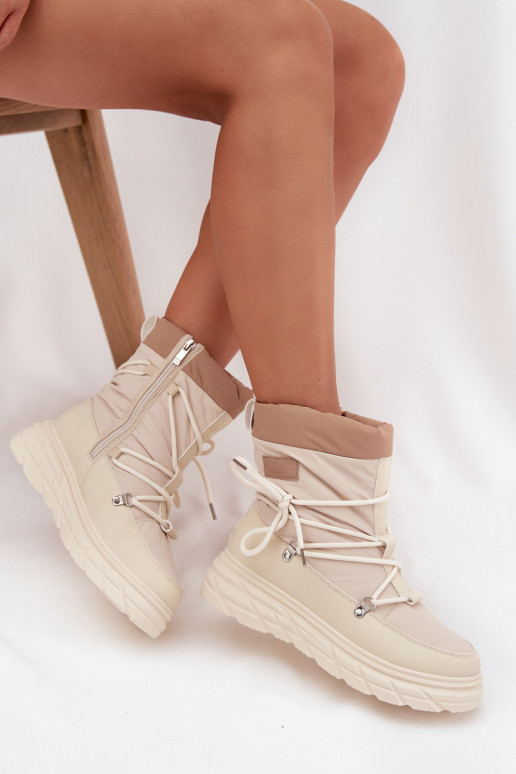 Bottes de neige Féminin Au Château Lee Cooper LCJ-25-44-3931 beige Bottes de neige Féminin Au Château Lee Cooper LCJ-25-44-3931 beige