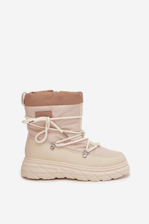 Bottes de neige Féminin Au Château Lee Cooper LCJ-25-44-3931 beige