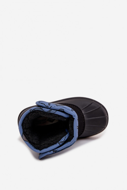 Bottes de neige Puéril avec attaches adhésives Lee Cooper LCJ-25-10-3774 couleur bleue
