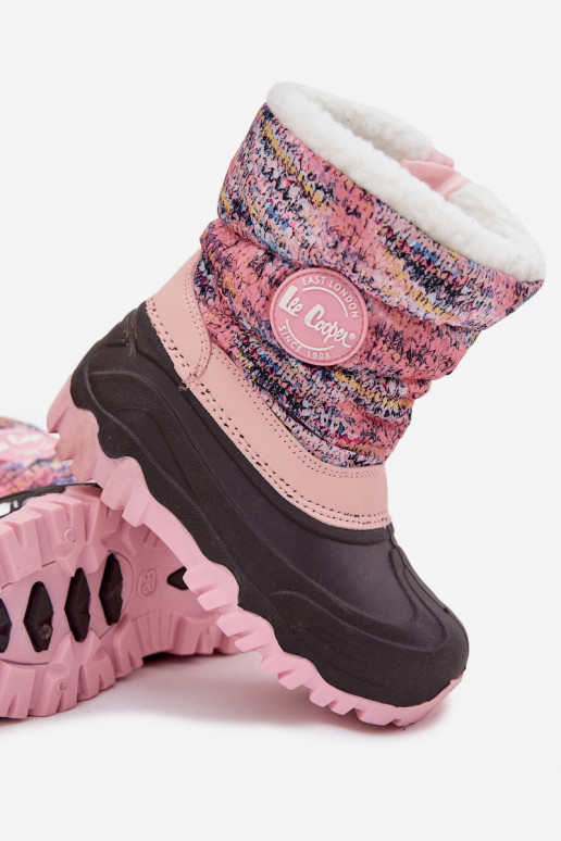 Bottes de neige Puéril Puéril Au Château Lee Cooper LCJ-25-10-3770 couleur rose
