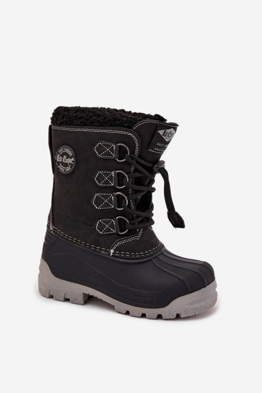 Bottes de neige Puéril garçons Lee Cooper LCJ-25-44-3943K couleur noire