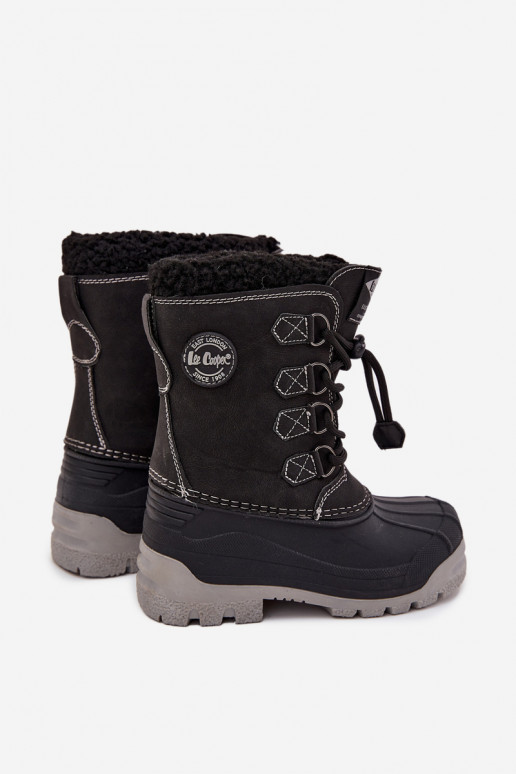 Bottes de neige Puéril garçons Lee Cooper LCJ-25-44-3943K couleur noire Bottes de neige Puéril garçons Lee Cooper LCJ-25-44-3943K couleur noire