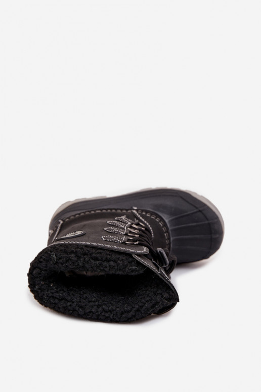 Bottes de neige Puéril garçons Lee Cooper LCJ-25-44-3943K couleur noire Bottes de neige Puéril garçons Lee Cooper LCJ-25-44-3943K couleur noire