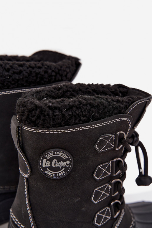Bottes de neige Puéril garçons Lee Cooper LCJ-25-44-3943K couleur noire