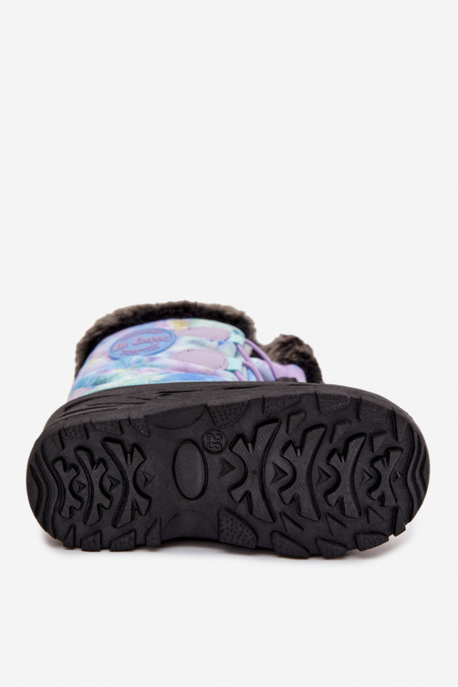 Bottes de neige Puéril Puéril avec un manteau de fourrure I Ściągaczem Lee Cooper LCJ-25-10-3778 Couleur violette Bottes de neige Puéril Puéril avec un manteau de fourrure I Ściągaczem Lee Cooper LCJ-25-10-3778 Couleur violette