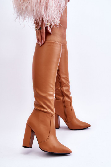 Bottes montantes classiques à talons marron Tai Turiyra 2