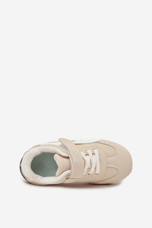 chaussures Baskets pour enfantsavec fermoir adhésifem beige Perrin chaussures Baskets pour enfantsavec fermoir adhésifem beige Perrin