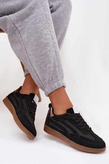 Chaussures modèle baskets Féminin couleur noire Hanelor