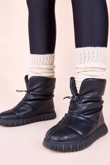 Bottes de neige noires en...