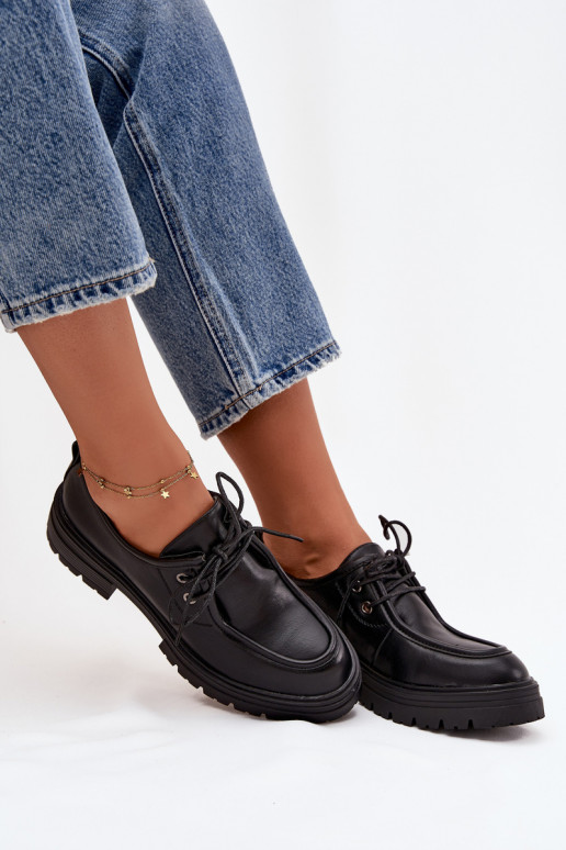 chaussures Féminin en cuir écologique couleur noire Adrelle