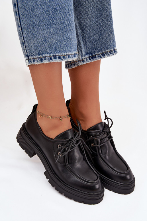 chaussures Féminin en cuir écologique couleur noire Adrelle