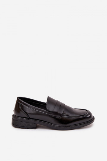 Mocassins pour hommes en simili cuir noirs Darvell 2