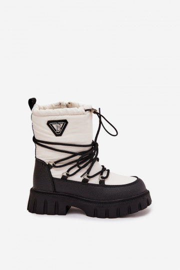 Bottes de neige pour enfants couleur blanche Adelisse 2