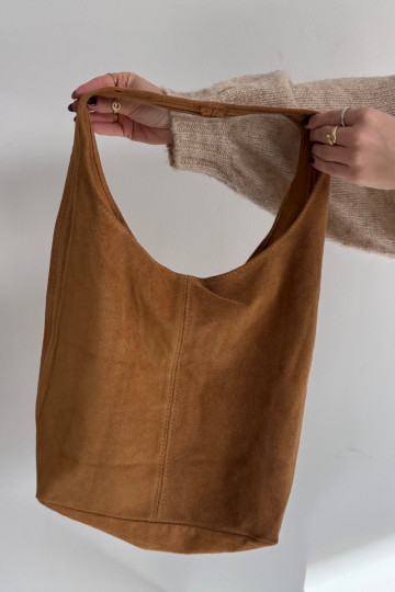 Skórzana en daimoÀa Ordinateur de poche marron Rilith