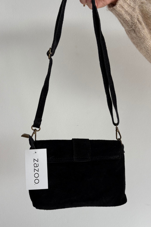 Skórzana en daimoÀa Un petit sac à main noir Jessel