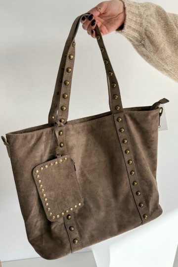 Sac à main féminin avec décoration couleur ivoire Kynelle 2
