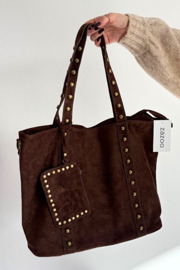 Sac à main féminin avec décoration chocolat Kynelle