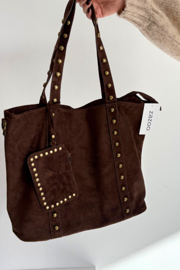 Sac à main féminin avec décoration chocolat Kynelle 2