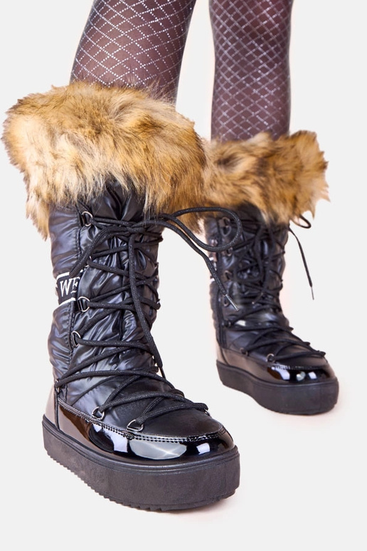 Bottes de neige noires eskimos avec...