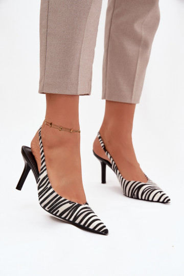 Chaussures avec des talons fins Zebra Phelia 2
