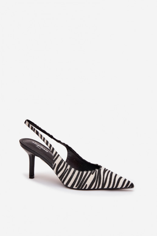 Chaussures avec des talons fins Zebra Phelia