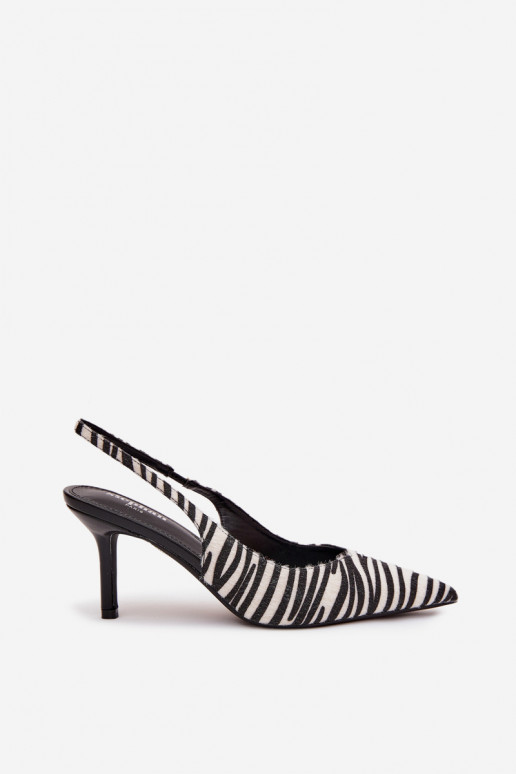 Chaussures avec des talons fins Zebra Phelia