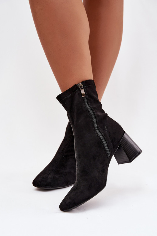 Bottes pour femmesen daim écologiqueu Olianne