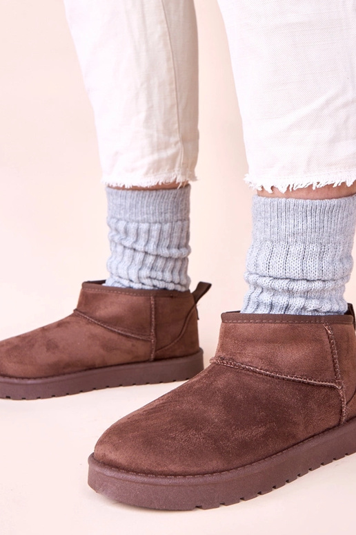 Bottes de neige chocolat avec...