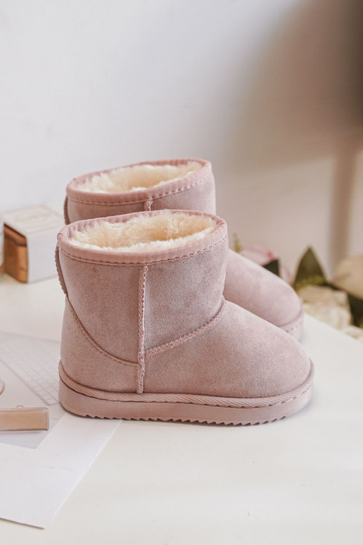 Bottes d'hiver chaudes pour enfants Gooby rose