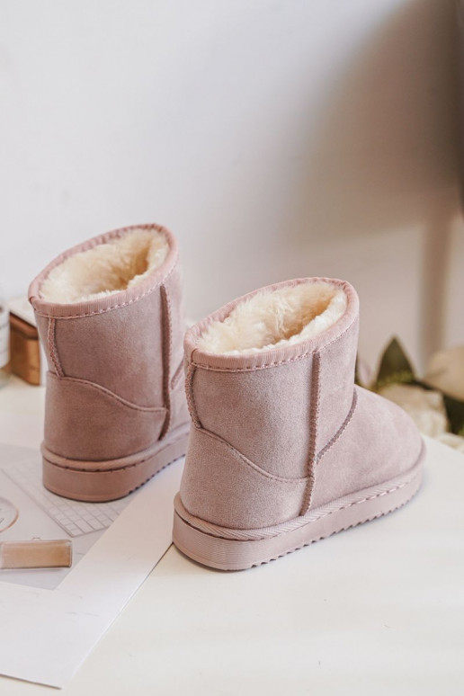 Bottes d'hiver chaudes pour enfants Gooby rose