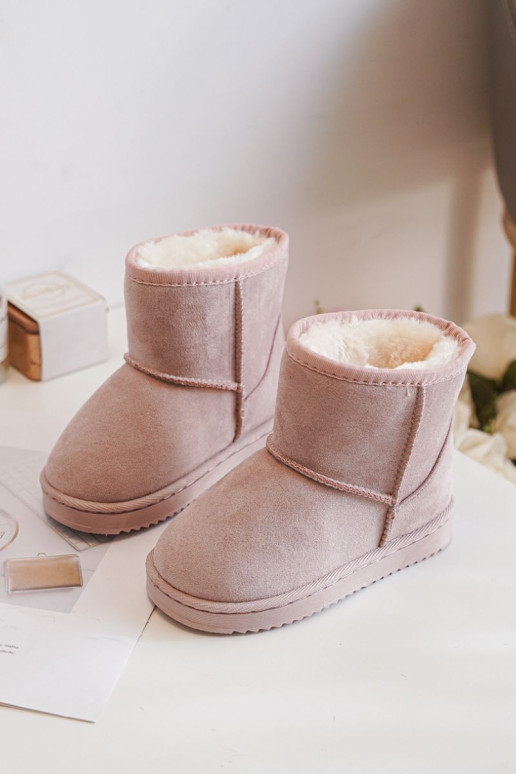 Bottes d'hiver chaudes pour enfants Gooby rose