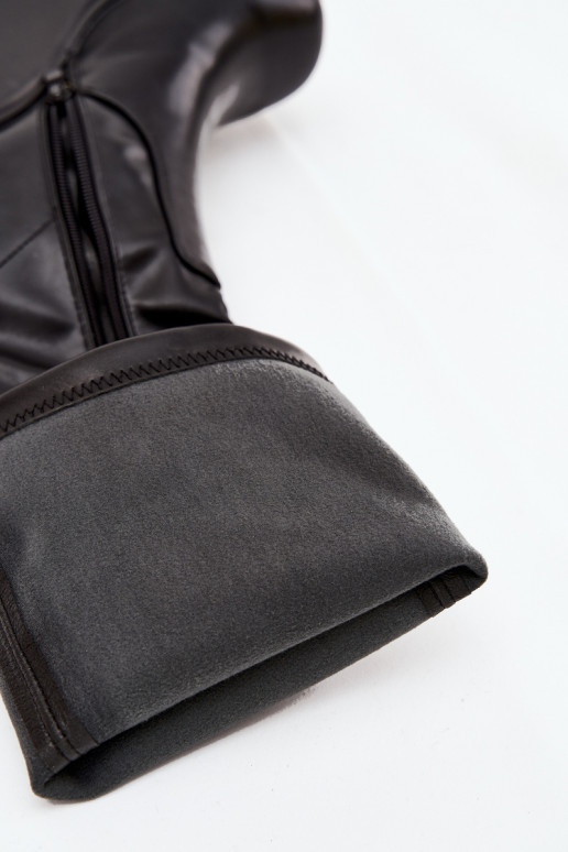 Bottes hautes pour femmes à plateforme noires "Terisse"