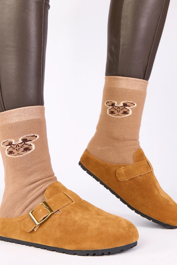 Bottines marron avec boucle décorative Atoria 2