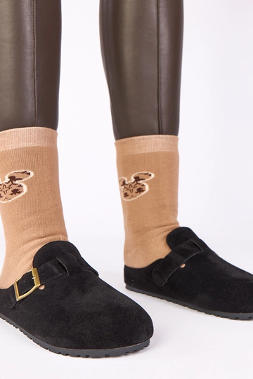 Bottines noires avec boucle décorative Atoria 2