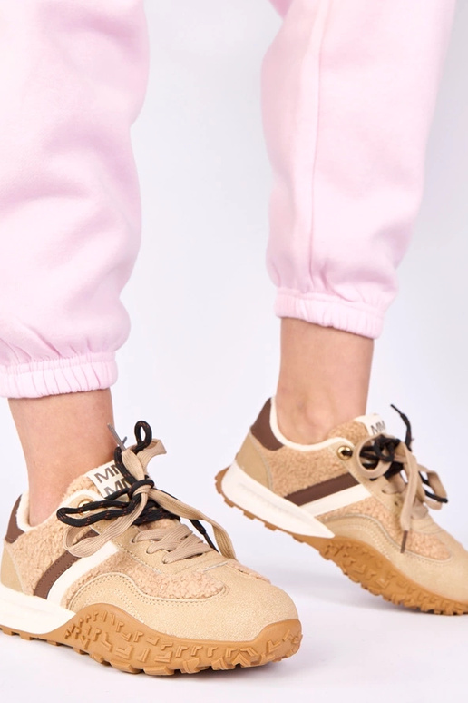 Baskets sable chaudes avec fourrure...