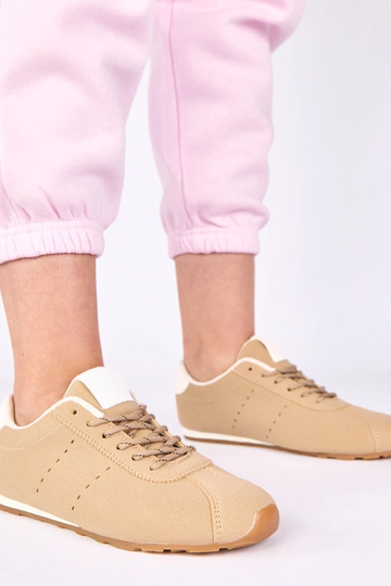 Baskets sable avec accent...