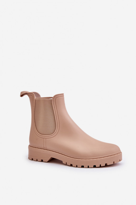 Bottes en caoutchouc FémininElastycznymi DANSstaÀkami beige Ciariel