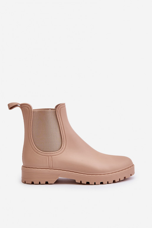 Bottes en caoutchouc FémininElastycznymi DANSstaÀkami beige Ciariel