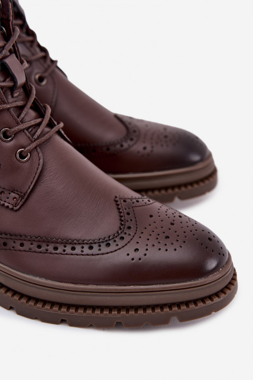 Peau Bottes Mâle Lee Cooper LCJ-25-33-3960 marron