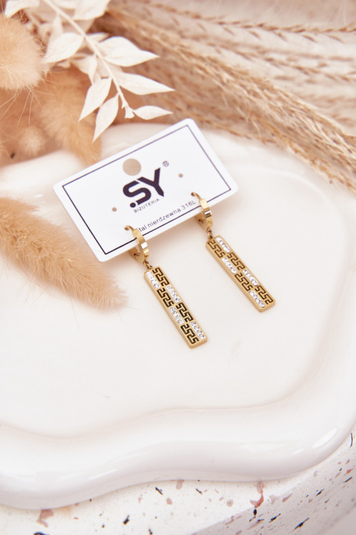 avec des détails élégantsi DANSiszące avec des yeux qui clignotent Stal Pozłacana