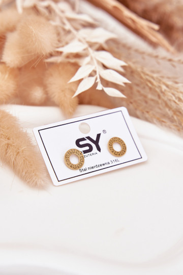 avec des détails élégantsi Kółeczka en acier inoxydable couleur dorée