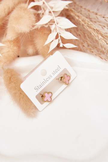 avec des détails élégantsi en acier inoxydable or-couleur rose